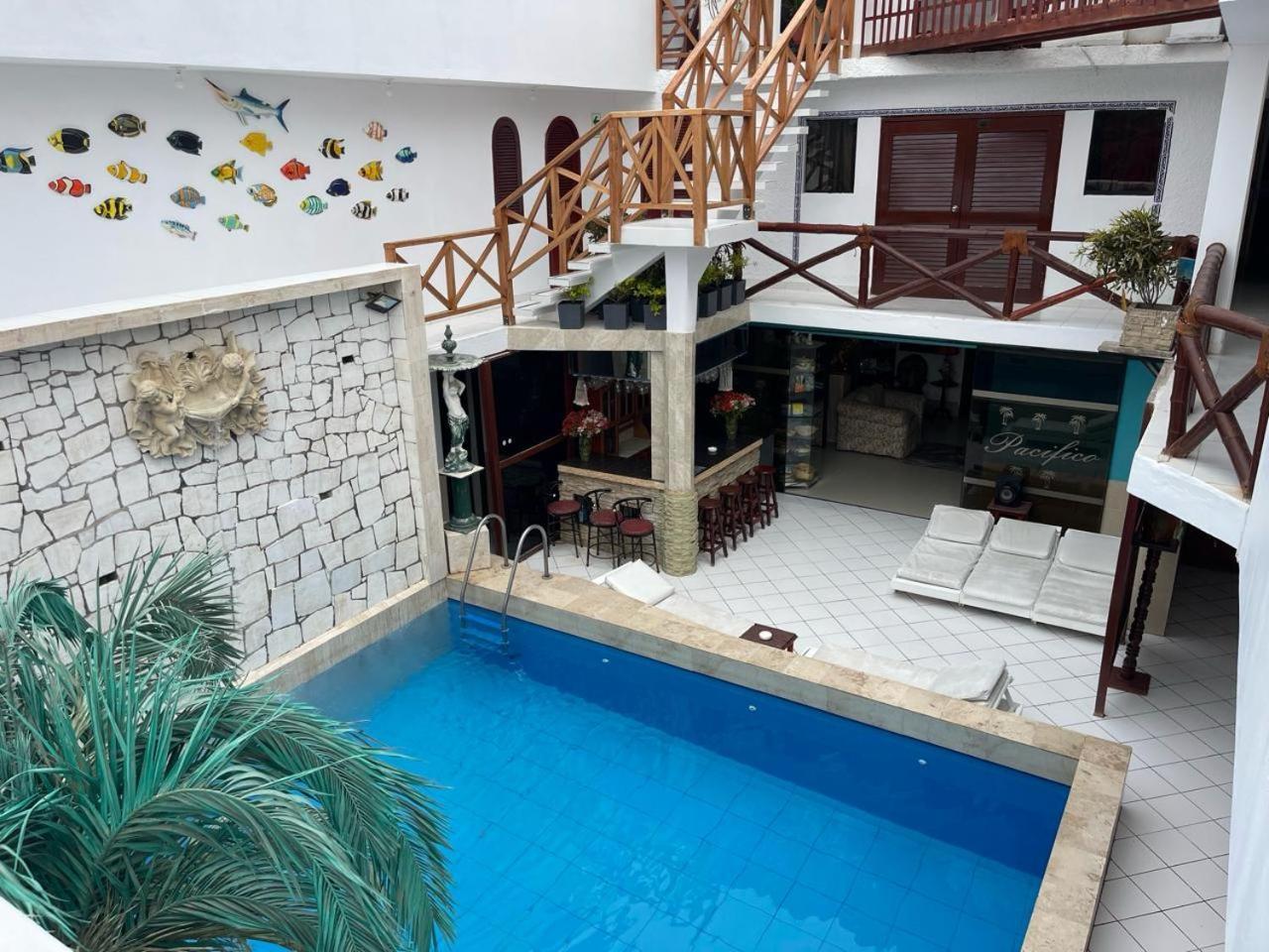 Hostal Ocean Pacifico Punta Negra Bagian luar foto